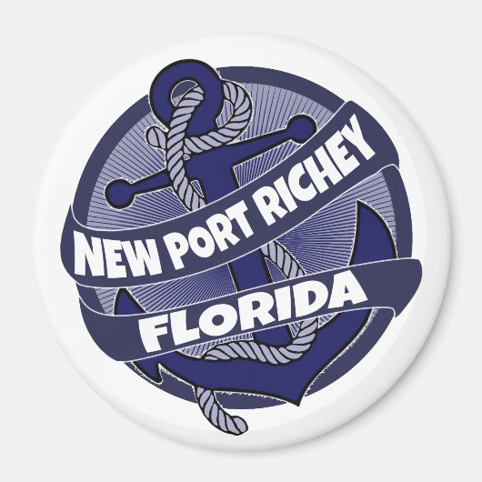 Neuer Port Richey Florida Ankerdrehmagnet Magnet (Vorne)