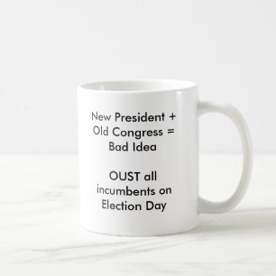 Neuer Präsident + Alter Kongreß = schlechtes Kaffeetasse