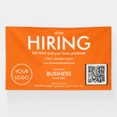 Neuer QR-Code für moderne Orange Business Logos Banner (Horizontal)
