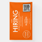 Neuer QR-Code für moderne Orange Business Logos Banner (Vertikal)