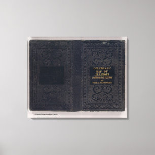 Neuer Querschnitt des Staat Illinois 2 Leinwanddruck