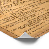 Neuer Querschnitt des Staat von Illinois Poster (Ecke)