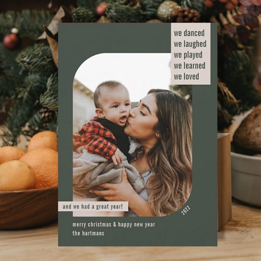 Neuer Rahmen Jahr Überprüfung 1 Foto Weihnachten G