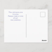 NEUER RAINBOW-ADRESSE-POSTCARD POSTKARTE (Rückseite)