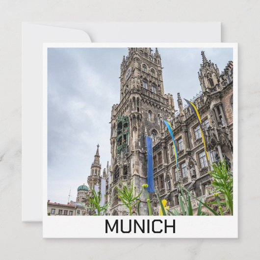Neuer Rathausturm in München, Deutschland (Vorderseite)