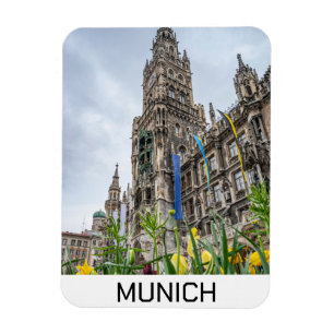 Neuer Rathausturm in München, Deutschland Magnet