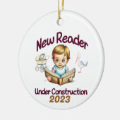 Neuer Reader im Bau Keramik Ornament (Links)