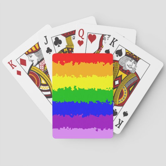 Neuer Regenbogen Spielkarten (Rückseite)