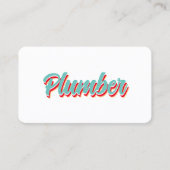 NEUER RetroKlempner Visitenkarte (Vorderseite)