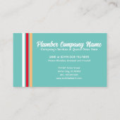 NEUER RetroKlempner Visitenkarte (Rückseite)