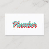 NEUER RetroKlempner Visitenkarte (Vorderseite)