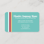 NEUER RetroKlempner Visitenkarte (Rückseite)