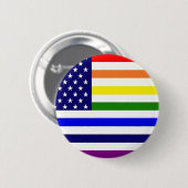 Neuer Ruhm-Gay Prideknopf Button (Vorne & Hinten)