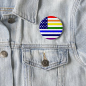 Neuer Ruhm-Gay Prideknopf Button (Beispiel)