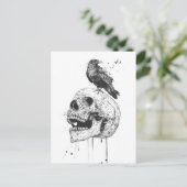 Neuer Schädel (bw. Postkarte (Stehend Vorderseite)