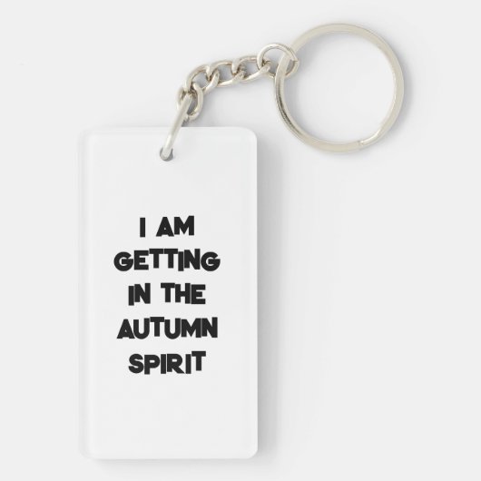 Neuer Schlüsselanhänger im Herbst (Rückseite)