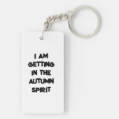 Neuer Schlüsselanhänger im Herbst (Rückseite)