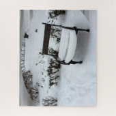Neuer Schnee auf dem Sessel Puzzle (Vertikal)