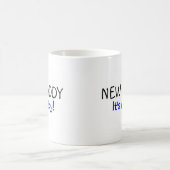 Neuer sein Vati ein Jungen-Blau Kaffeetasse (Mittel)