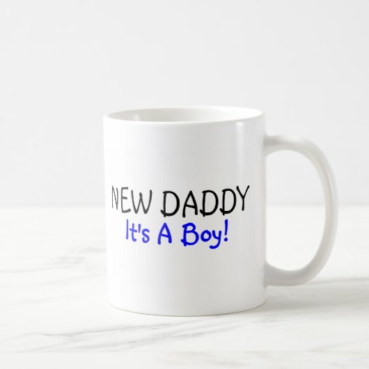 Neuer sein Vati ein Jungen-Blau Kaffeetasse (Rechts)
