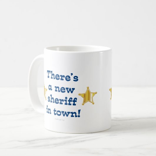 Neuer Sheriff in der Stadt Kaffeetasse (Vorderseite Links)