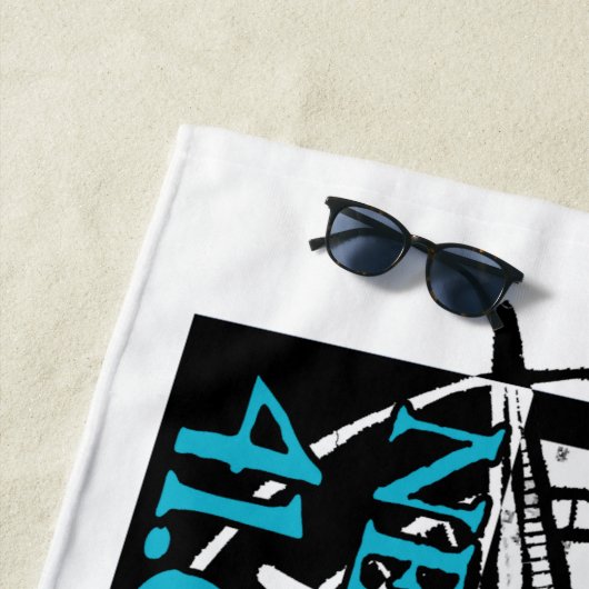 Neuer Silberstrand Strandtuch (Beispiel)