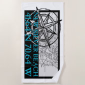 Neuer Silberstrand Strandtuch (Vorderseite)