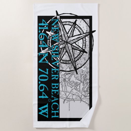 Neuer Silberstrand Strandtuch (Vorderseite)