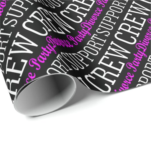 Neuer Single bricht Unterstützung Crew Scheidung P Geschenkpapier (Rolleneckpunkt)