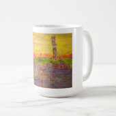 neuer Sonnenuntergang im Dorf Kaffeetasse (VorderseiteRechts)