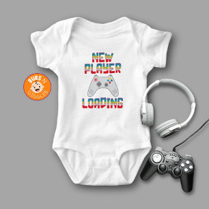 Neuer Spieler lädt Schwangerschaftsankündigung Wei Baby Strampler