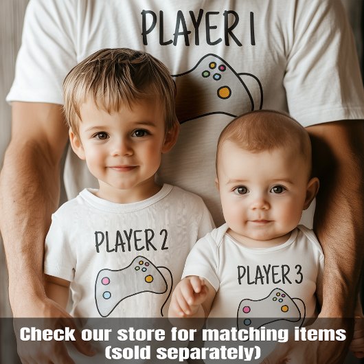 Neuer Spieler - Passende Familienbekleidung Baby T-shirt