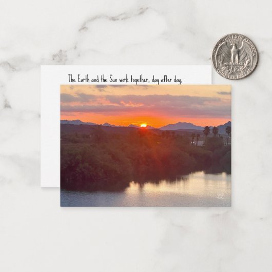 Neuer Start Mitteilungskarte (Vorderseite/Rückseite Beispiel)