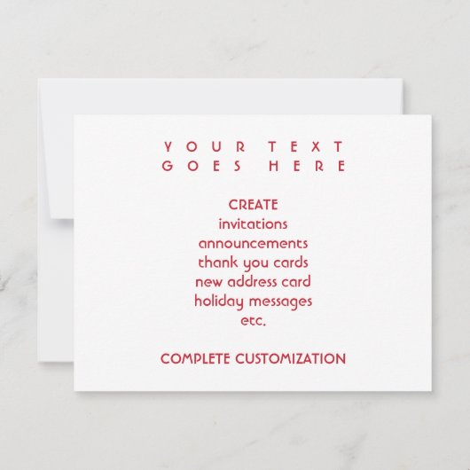 neuer Stolz Einladung (Rückseite)