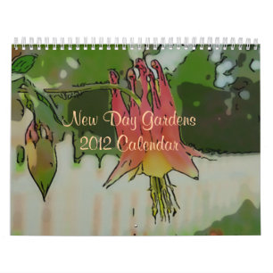 Neuer Tag arbeitet das 2012 Kalender-Aquarell-Art Kalender