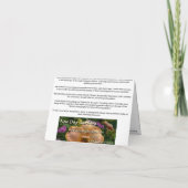 Neuer Tag arbeitet Notecard Taglilie "Sabine Baur" Karte (Rückseite)