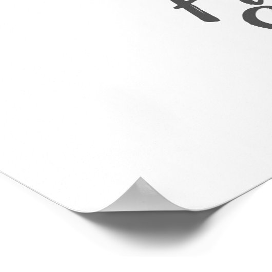 Neuer Tag, Fresh Start Print Poster (Ecke)