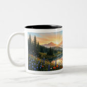 Neuer Tag Neue Gipfel Kaffeetasse (Links)