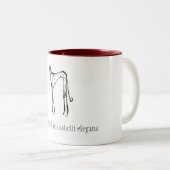 Neuer Tassen-Entwurf durch David Moore Zweifarbige Tasse (VorderseiteRechts)