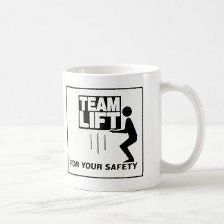 neuer Teamaufzug Kaffeetasse