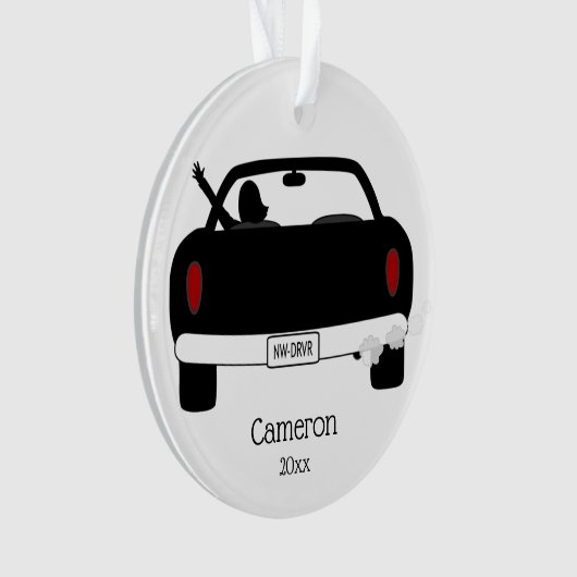 Neuer Tee-Treiber Ornament (Vorderseite)