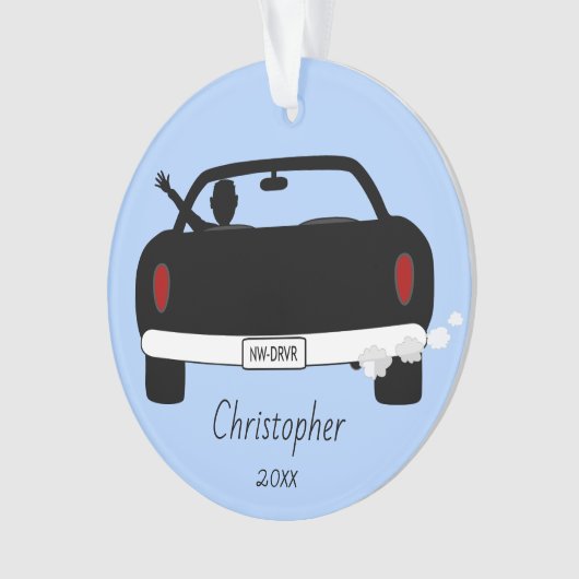 Neuer Tee-Treiber-Typ Ornament (Vorderseite)