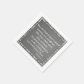 Neuer Testament Bibel Segen- 1 Thessaloniker 5:23 Serviette (Ecke)