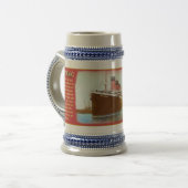 Neuer titanischer Stein Bierglas (Vorderseite Links)