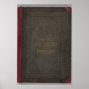 Neuer topographischer Atlas und geographisches Poster