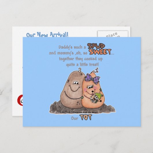 Neuer Tot Postkarte (Vorne/Hinten)