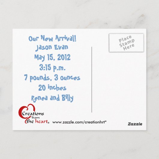 Neuer Tot Postkarte (Rückseite)