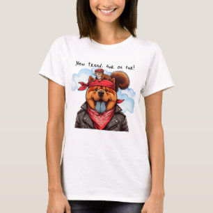 Neuer Trend: Pelz auf Fell! T-Shirt