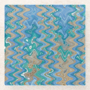 Neuer Türke-Pier abstrakte 3, 2011% pipe% Glasuntersetzer