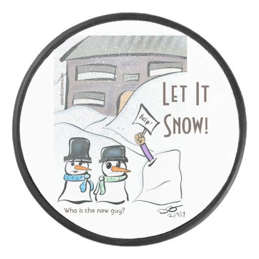 Neuer Typ Eishockey Puck (Vorderseite)